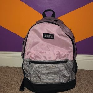 fairly used PINK backpack, will be washed!
